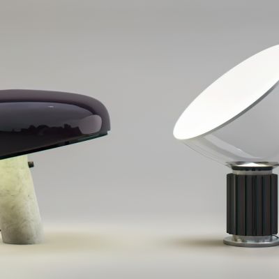 现代台灯3D模型