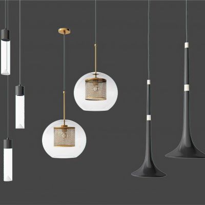 现代吊灯3D模型