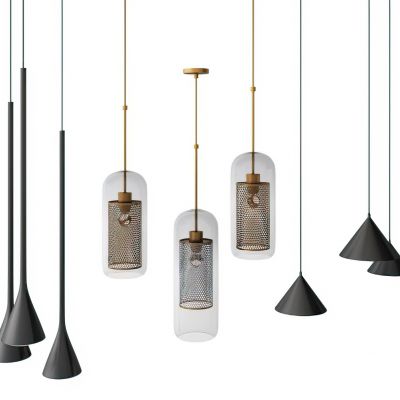 现代吊灯3D模型