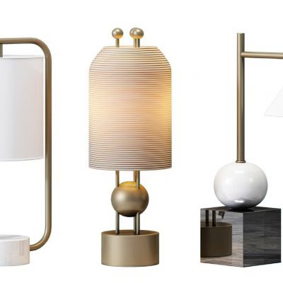 现代台灯3D模型