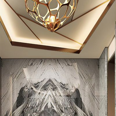 电梯厅吊灯3D模型