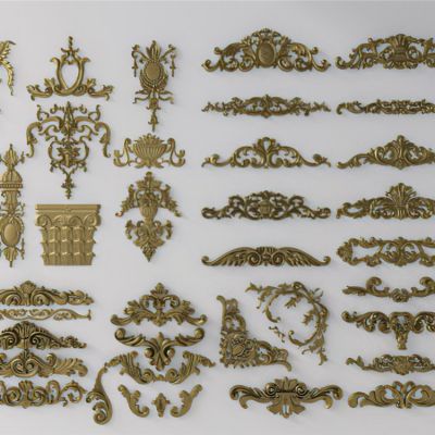 欧式雕花构建