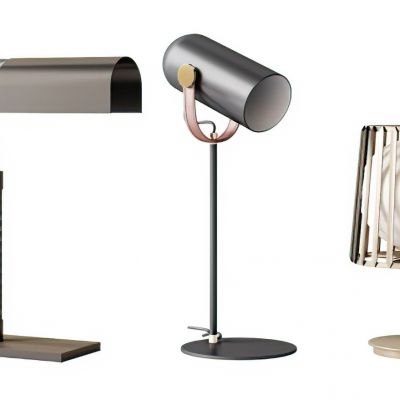 现代台灯3D模型