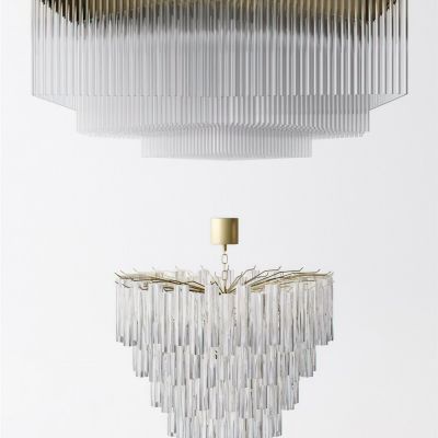 现代水晶灯3D模型