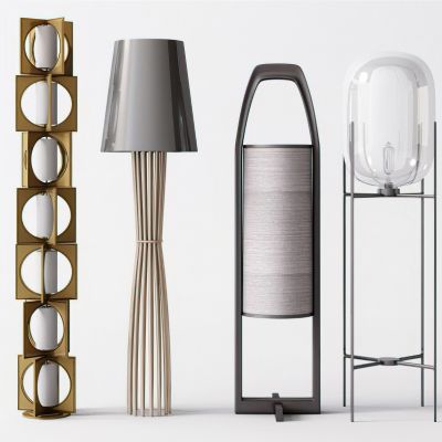 现代落地灯3D模型