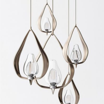 现代吊灯3D模型