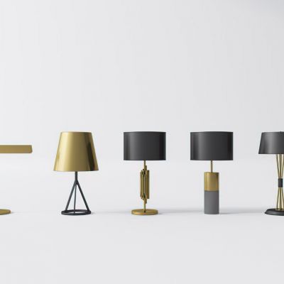 现代台灯组合