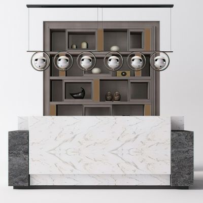 现代吧台吊灯3D模型