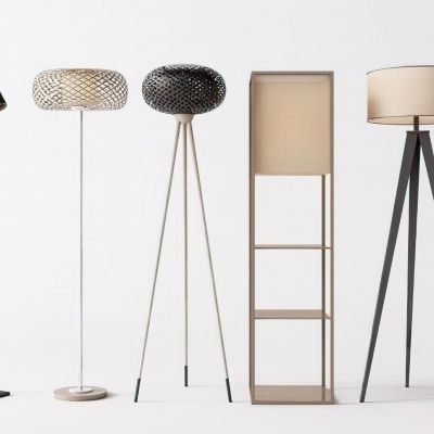 现代落地灯3D模型