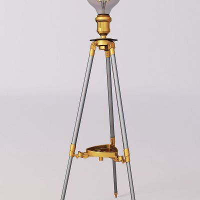 工业风落地灯3D模型