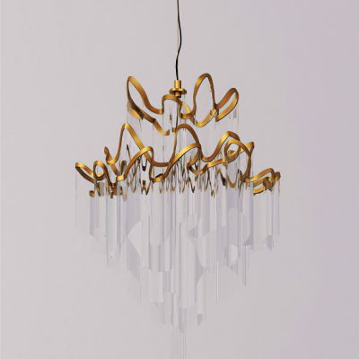 水晶现代吊灯3D模型