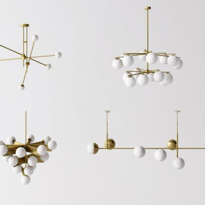 现代吊灯3D模型