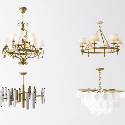 现代吊灯3D模型