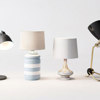 现代台灯3D模型