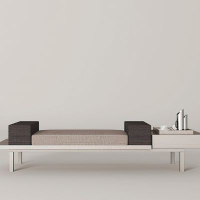 现代休闲床尾凳