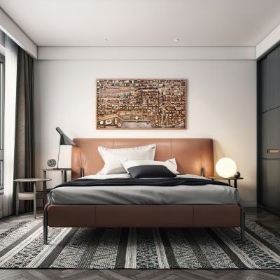 意大利Molteni&C床品卧室