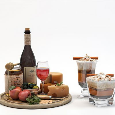 现代食物饰品摆件