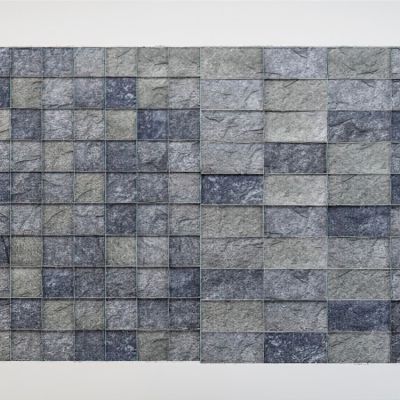 现代砖墙石材墙面