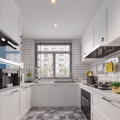 北欧现代简约轻奢风格厨房