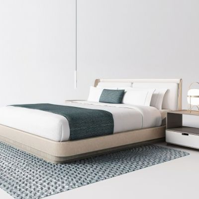 现代床品床头柜