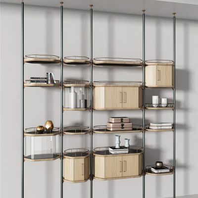 现代书架装饰架组合