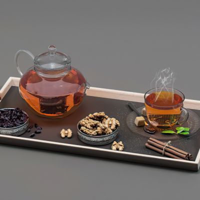 现代茶壶摆件饰品