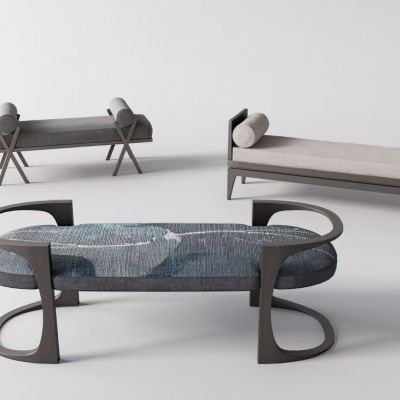 現(xiàn)代床尾凳