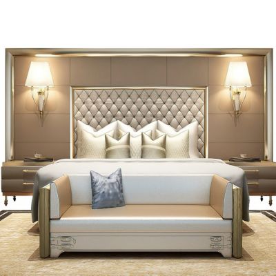 后现代轻奢卧室床品