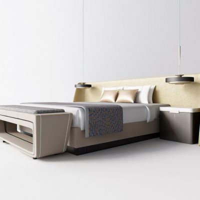 现代床品床尾凳