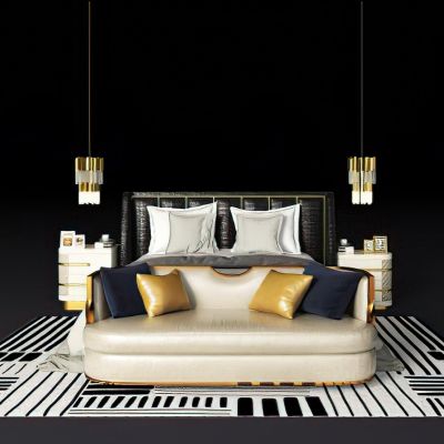 香奈儿Chanel豪华卧室床具