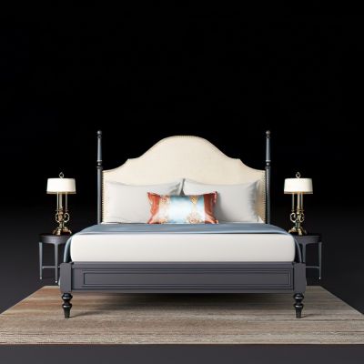 现代美式卧室床台灯