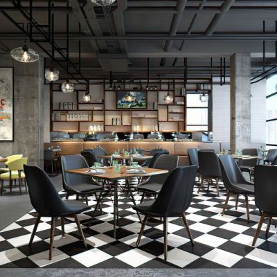 现代工业风餐厅