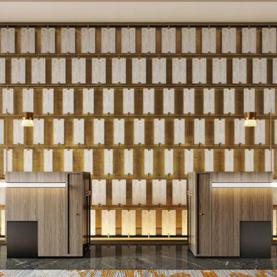 新中式大堂前台接待