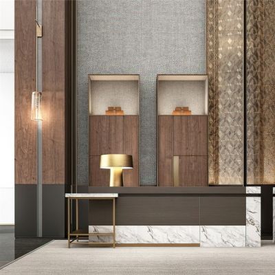 现代大堂前台接待