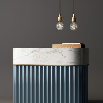 现代前厅接待台