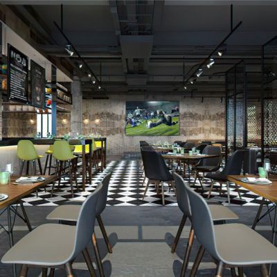 工业风餐厅大厅