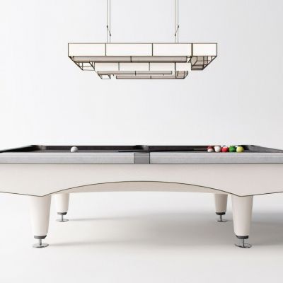 现代休息区3D模型