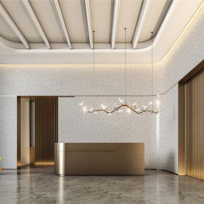 艺术展馆接待前厅