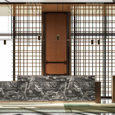 现代售楼处前台接待