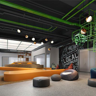 工业办公休息区