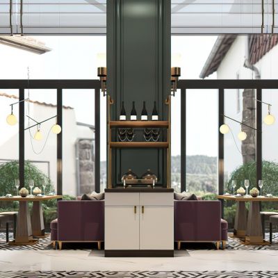 全日制餐厅餐椅餐桌