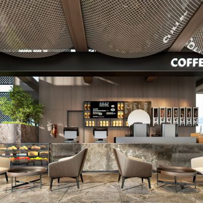 现代咖啡店