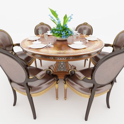 欧式风格餐桌