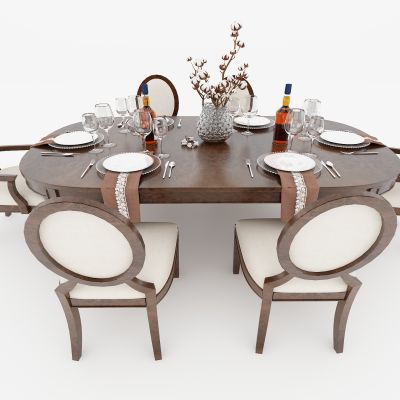 欧式风格餐桌