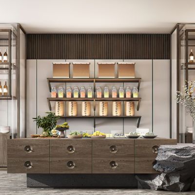 全日制餐厅备餐台