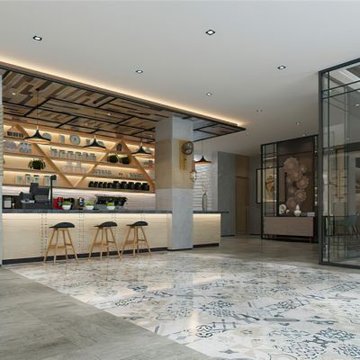 工业风水吧台餐厅