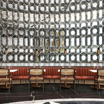 全日制餐厅背景墙