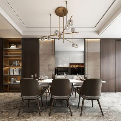现代样板房餐厅