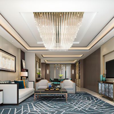 现代样板房客餐厅