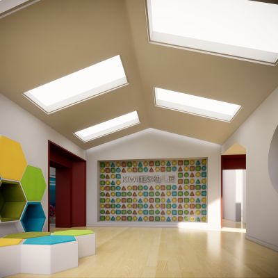 超精细幼儿园教室 